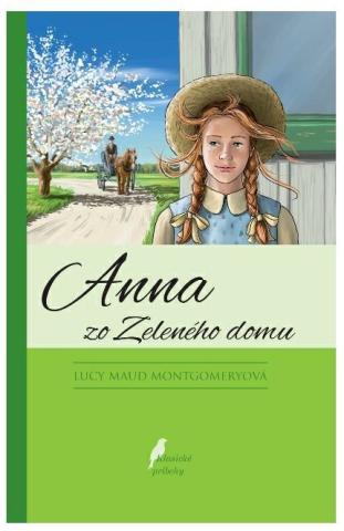 Anna zo Zeleného domu 2015 Anne wearing a hat and blue dress waiting at the train station. Behind her is Matthew driving his buggy and a tree in full bloom.